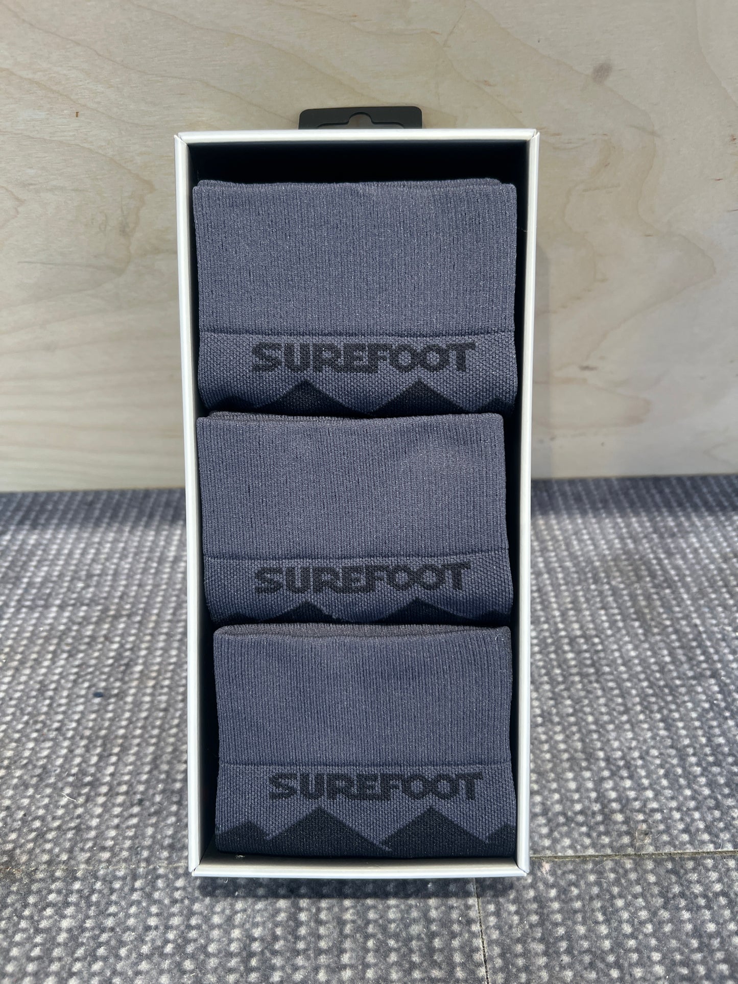 Alpinsokk Vapor 3 Pakk Sort fra Surefoot