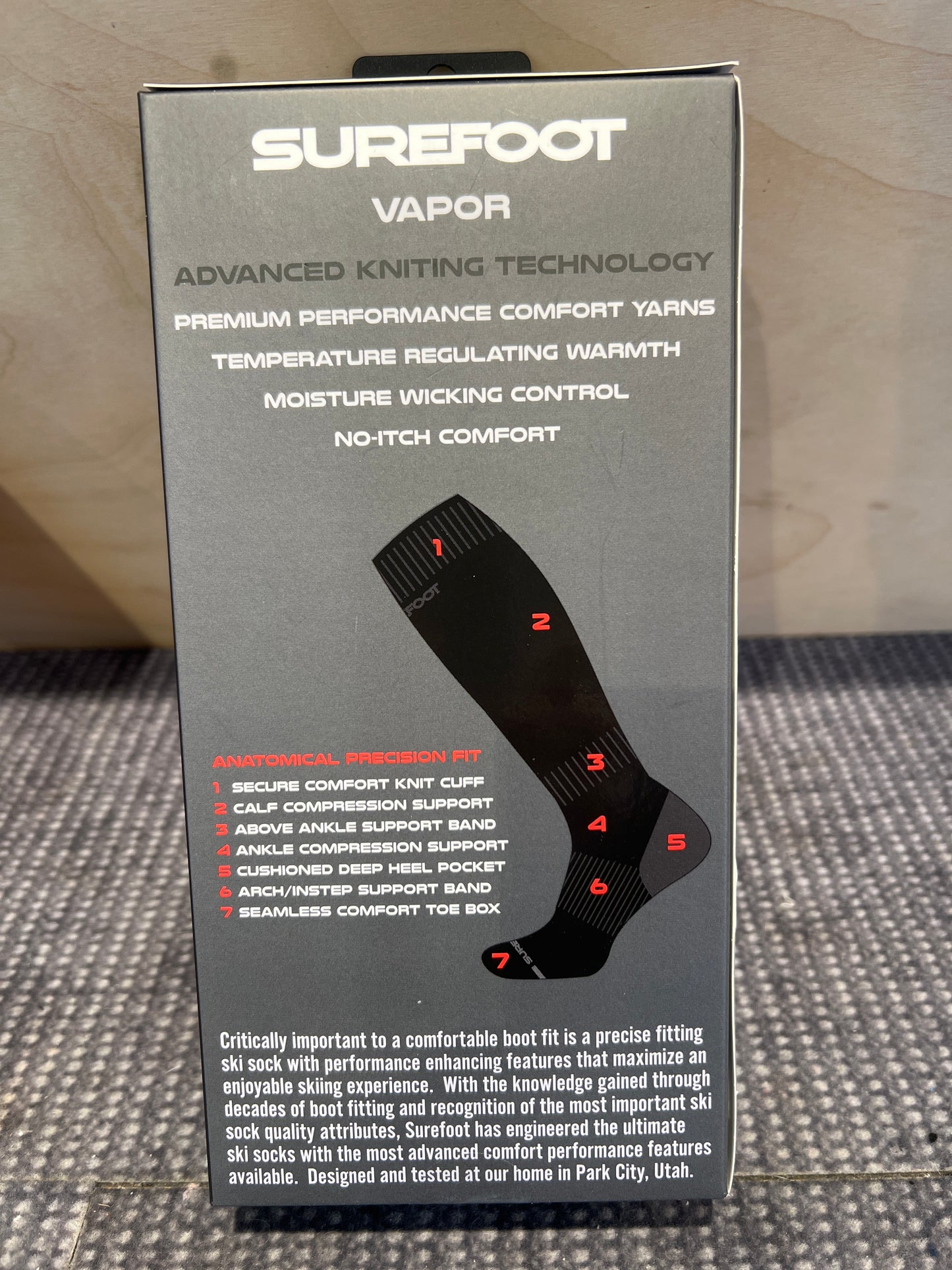 Alpinsokk Dame Surefoot Vapor